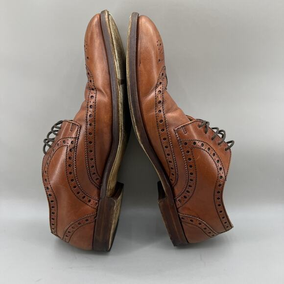 Barker Brogue Wingtip Oxford Men Size 11 US, 10 UK Brown M & S Collection Shoes main image 4